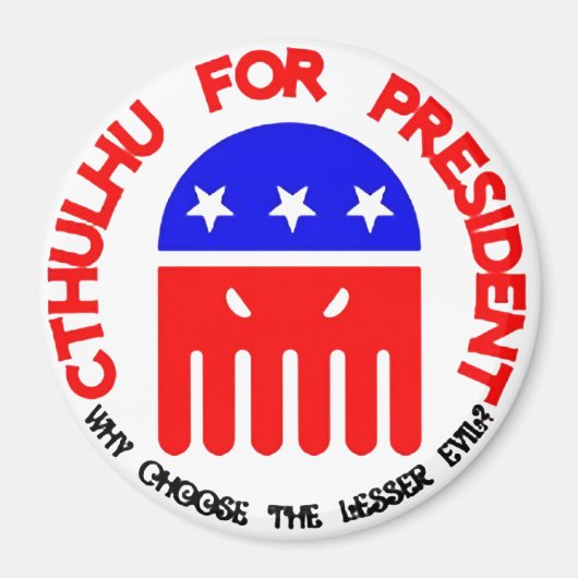 Wähle das kleinere Übel Magnet (Vorne)