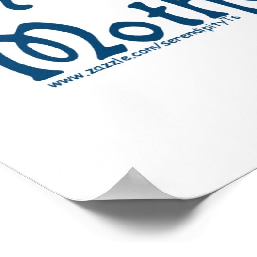 Wähle das Leben, deine Mutter hat es getan! Poster (Ecke)