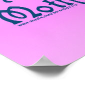 Wähle das Leben, deine Mutter hat es getan! Poster (Ecke)