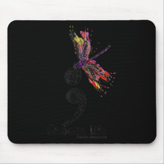 Wähle das Leben Selbstmord Awareness Colorful Drag Mousepad