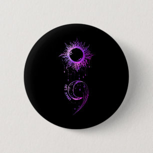 Wähle das Life Semicolon Suicide Prevention Awaren Button