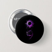 Wähle das Life Semicolon Suicide Prevention Awaren Button (Vorne & Hinten)