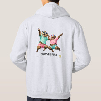 Wähle das lustige Otter-Duo Hoodie