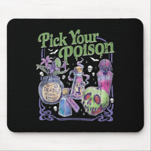 Wähle Dein Gift, Vintage Prinzessin Halloween Mousepad