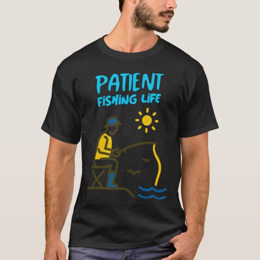 Wähle Deine Waffe Angelköder Spruch 02 Aufkleber T-Shirt (Vorderseite)