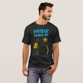 Wähle Deine Waffe Angelköder Spruch 02 Aufkleber T-Shirt (Vorne ganz)