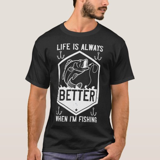 Wähle Deine Waffe Angelköder Spruch 06 Aufkleber T-Shirt (Vorderseite)