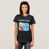 Wähle Deine Waffe Angelköder Spruch 07 Aufkleber T-Shirt (Vorne ganz)