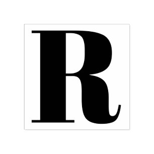 Wähle Deinen Eigenen Buchstaben Schriftstil: Abr Gummistempel
