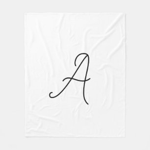 Wähle Deinen Eigenen Buchstaben Schriftstil: Ale Fleecedecke