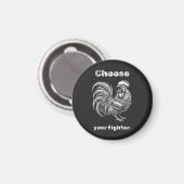 Wähle deinen Kämpfer – Dämonenhahn. Magnet (Vorderseite/Rückseite)