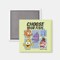 Wähle deinen lustigen Fisch