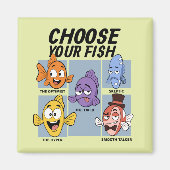 Wähle deinen lustigen Fisch Magnet (Vorne)