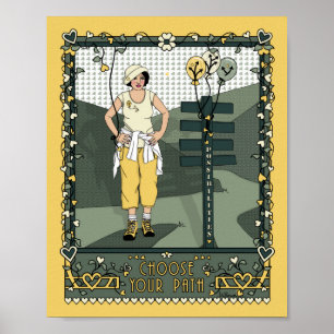 Wähle deinen Pfad_C_8x10 Poster