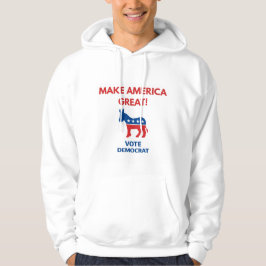 Wähle Demokrat Pro-Demokratie Hoodie