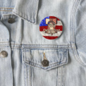 Wähle Demokraten Pin Button (Beispiel)