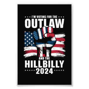 Wähle den Outlaw und den Hillbilly 2024 USA Fotodruck