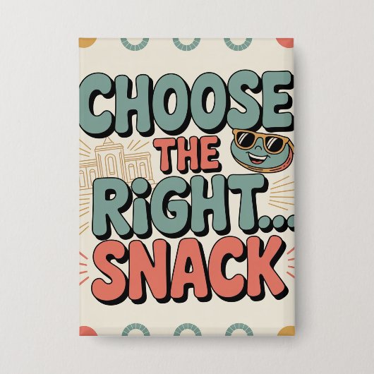 Wähle den richtigen Snack Button (Vorderseite)