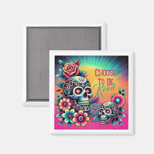 Wähle dich ein Kind sein Magnet (Vorderseite/Rückseite)