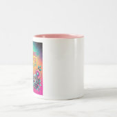 Wähle dich ein Kind sein Zweifarbige Tasse (Mittel)