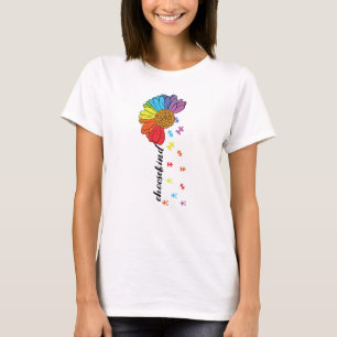 Wähle eine Art Autismus Awareness Blume T-Shirt