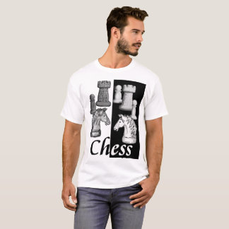 Wähle eine Seite! Schach T-Shirt Weiß