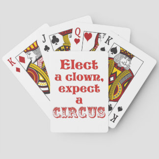 Wähle einen Clown, erwarte einen Zirkus! Fun Anti Spielkarten