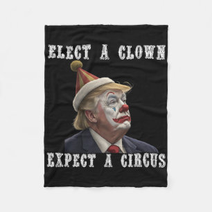 Wähle einen Clown, erwarte einen Zirkus Lustige An Fleecedecke
