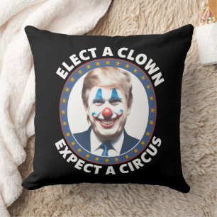 Wähle einen Clown, erwarte einen Zirkus lustige Po Kissen