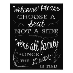 Wähle einen Sitz, nicht eine Seite Fotodruck