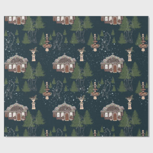 Wähle einen Weihnachtsbaum Geschenkpapier