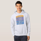 Wähle eins - Kaffee oder Koffein Hoodie (Vorne ganz)