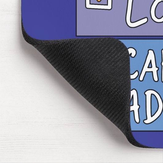 Wähle eins - Kaffee oder Koffein Mousepad (Ecke)