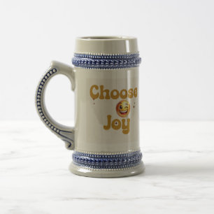 WÄHLE FREUDE BIERGLAS