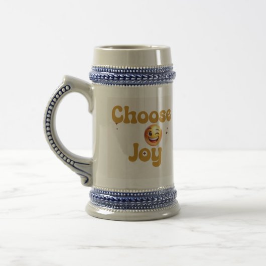 WÄHLE FREUDE BIERGLAS (Links)