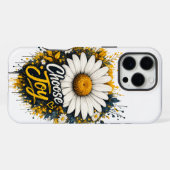 Wähle Freude Gänseblümchen iPhone 16 Pro Max Hülle (Rückseite (Horizontal))