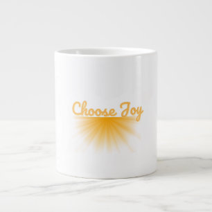 Wähle Freude ☀️ Jumbo-Tasse