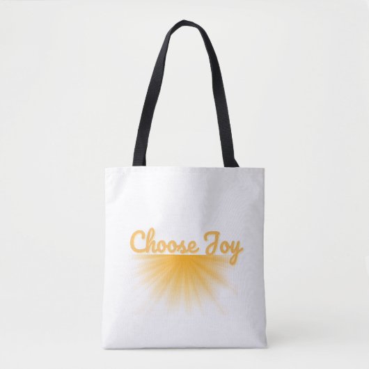 Wähle Freude ☀️ Tasche (Vorderseite)