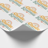 Wähle Freundlichkeit Geschenkpapier (Ecke)