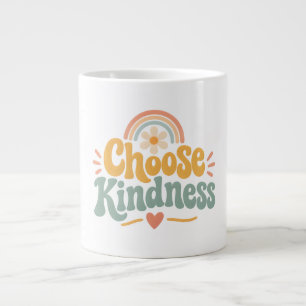 Wähle Freundlichkeit Jumbo-Tasse
