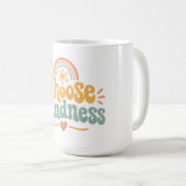 Wähle Freundlichkeit Kaffeetasse (VorderseiteRechts)