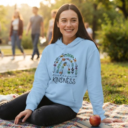 Wähle Freundlichkeit. Kapuzenpullover Hoodie