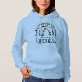 Wähle Freundlichkeit. Kapuzenpullover Hoodie (Vorderseite)