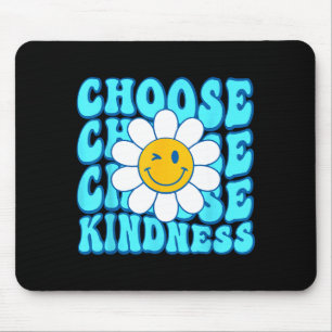 Wähle Freundlichkeit Lächeln Gesicht inspirierende Mousepad