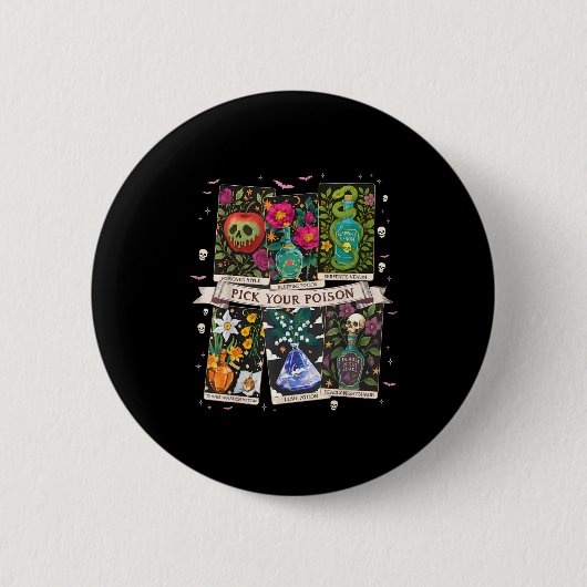 Wähle Giftiges lustiges Trank Potionen glückliches Button (Vorderseite)