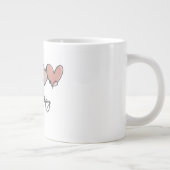 Wähle Happy Heart Mug Design Jumbo-Tasse (Rechts)