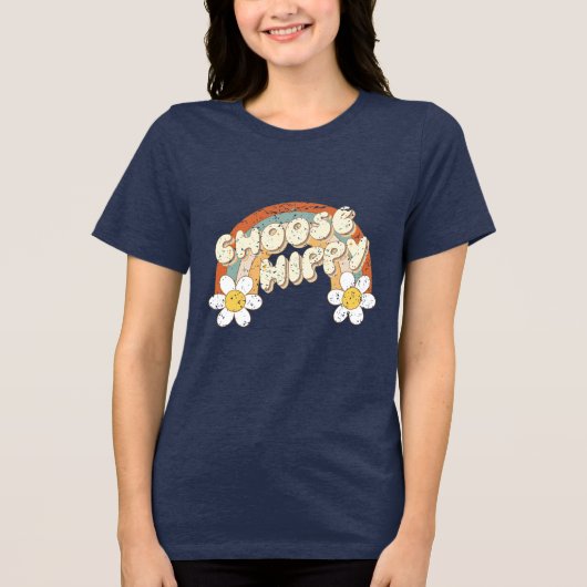 Wähle Hippy – Elegante Mode Tri-Blend Shirt (Vorderseite)