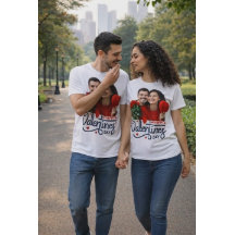 Wähle immer die Liebe – Valentins-T-Shirt für Paar