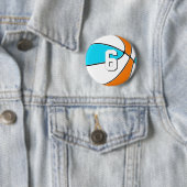 wähle IRGENDEINE Teamfarben mit Trikotnummer Baske Button (Beispiel)