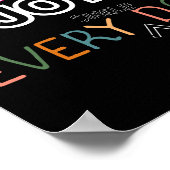 Wähle jeden Single Freude Poster (Ecke)